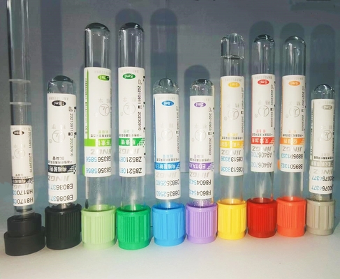 Limpie el tipo capacidad del tubo con la aspiradora de la sangre de 0.25-10ml según nivel del mar no limpian el tubo con la aspiradora