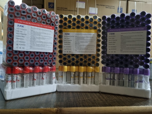 tubo 1-10ml del gel del tubo del EDTA del tubo de la colección de la muestra de sangre de 13*75m m Vacuum