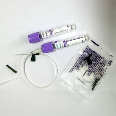Tubo de vacío estéril del tubo de la colección de la sangre del EDTA del casquillo K3 de la prensa 2ml