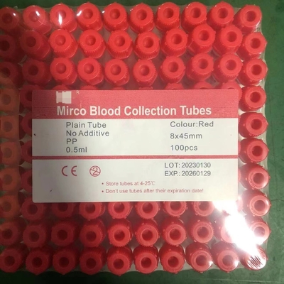 No tamaño micro del tubo 1.5mL del gel de los PP del vacío para B2B