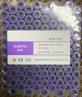 Tubo esterilizado radiación del EDTA para la concentración aditiva de la colección 3.2mg/Ml de la sangre