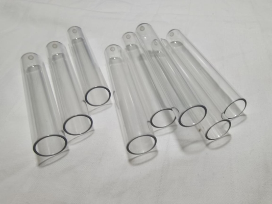 Tubo PET para tubos de ensayo de sangre 13*75mm 13*75mm 16*100mm tubo de ensayo transparente
