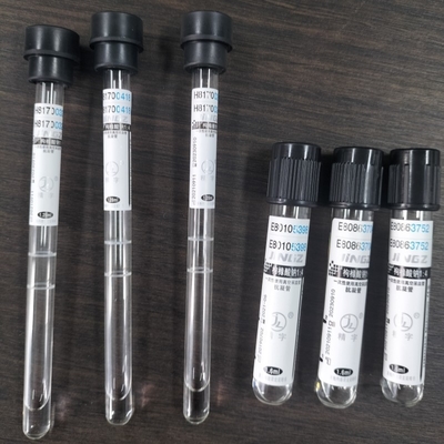 Capuchón negro 1.6 ml 1.28 ml Citrato de sodio 3.8% tubo ESR tubo de análisis de sangre