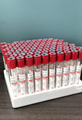 Fabricante Recolección de muestras de sangre por tubo simple con vacío Recolección de muestras de sangre por tubo médico 2ml3ml5ml
