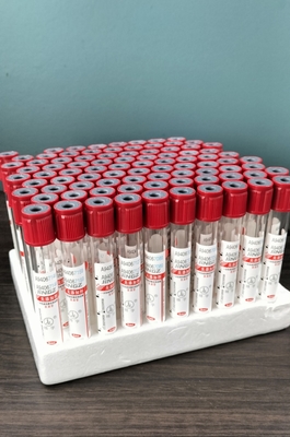 Fabricante Recolección de muestras de sangre por tubo simple con vacío Recolección de muestras de sangre por tubo médico 2ml3ml5ml
