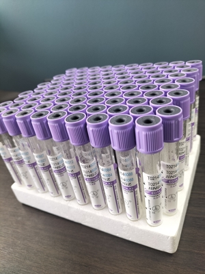16*100 mm Diámetro K2 tubo EDTA con capacidad de 1 ml-10 ml de plástico/vidrio