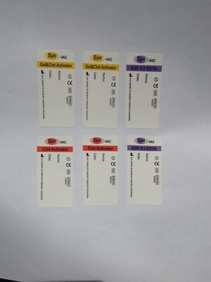 Etiquetas personalizadas de tubos de sangre con código de barras