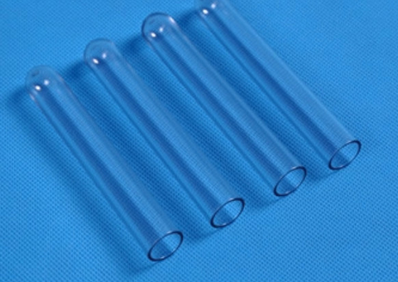 Tubo PET para tubos de ensayo de sangre 13*75mm 13*75mm 16*100mm tubo de ensayo transparente