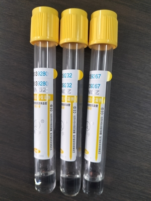 Gel médico y activador de coágulos tubos de sangre dorados con CE 2ml-10ml