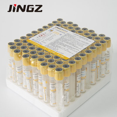 Fábrica de ventas calientes activador de coágulos de gel de tapa amarilla tubos de recolección de sangre tubos anticoagulantes SST