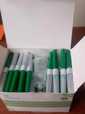 El más vendido de seguridad médica estéril aspirador de colección de sangre soporte de aguja