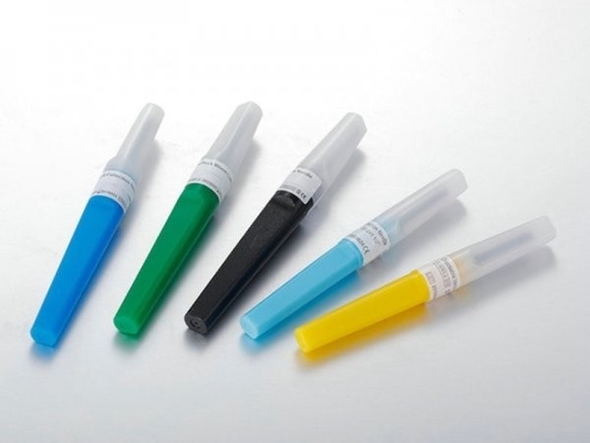 Aguja de acero inoxidable desechable para uso médico Abs Pe 20-23g para recolección de sangre