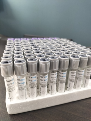 Tubo de glucosa con tapa gris de 2 ml a 10 ml para recolección de sangre médica