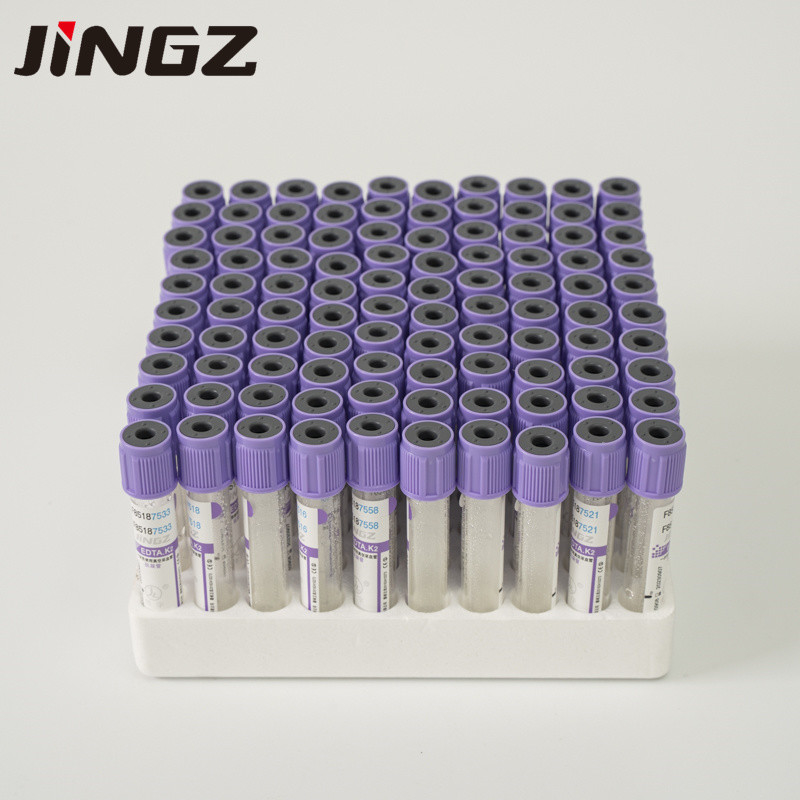 Tipo plástico de cristal de la etiqueta adhesiva del tubo 2ml-10ml de la colección de la sangre del EDTA K3