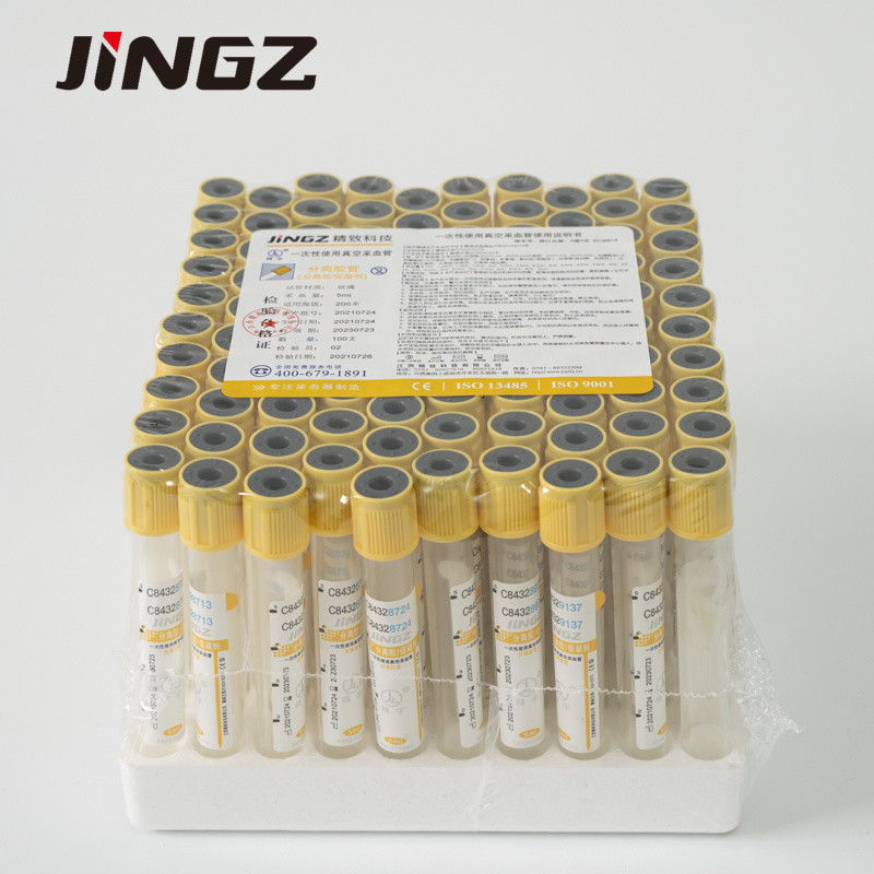 tubo de cristal del activador del coágulo del separador del suero del frasco 16*100m m del activador del coágulo 8ml