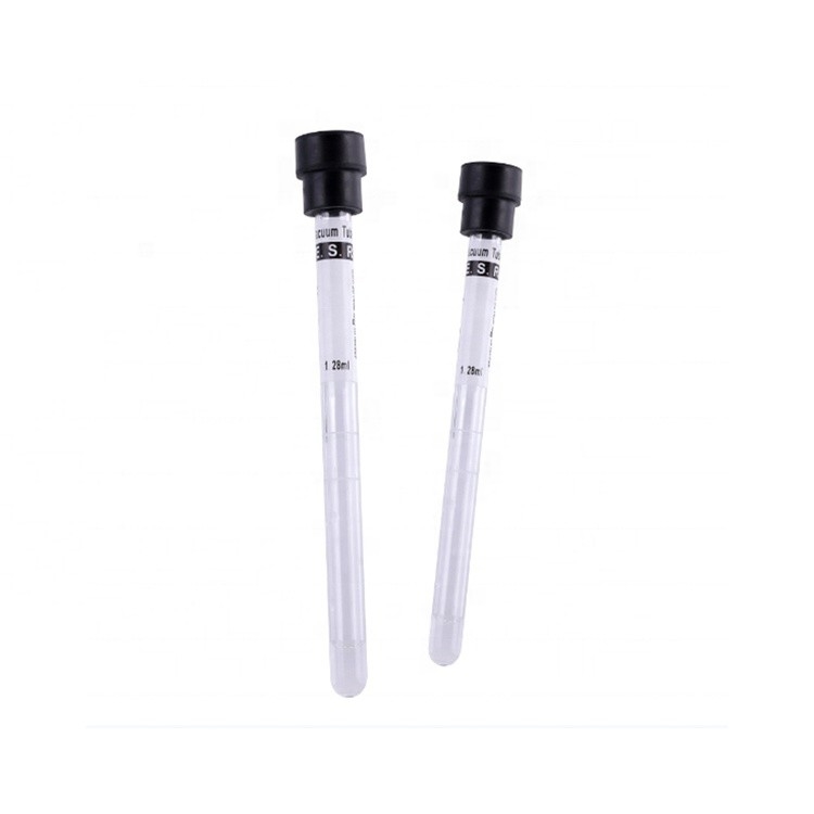 Tubo de recogida de sangre para uso médico E.S.R. tubo PET/tubo de ensayo de vidrio 2 ml-10 ml