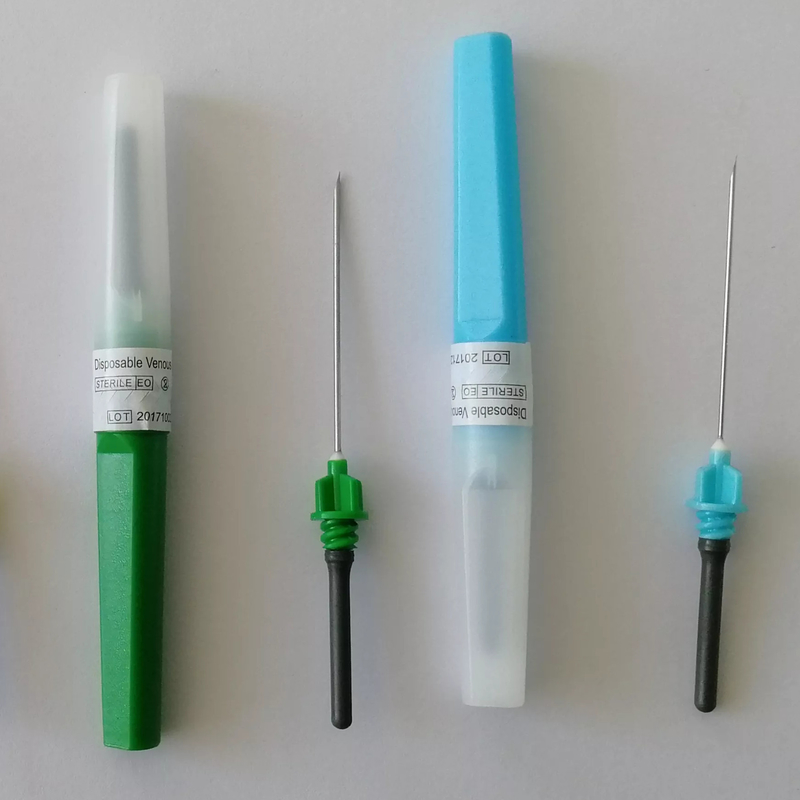 Steriled azul Pen Type Blood Collection Needle 23G para las muestras múltiples