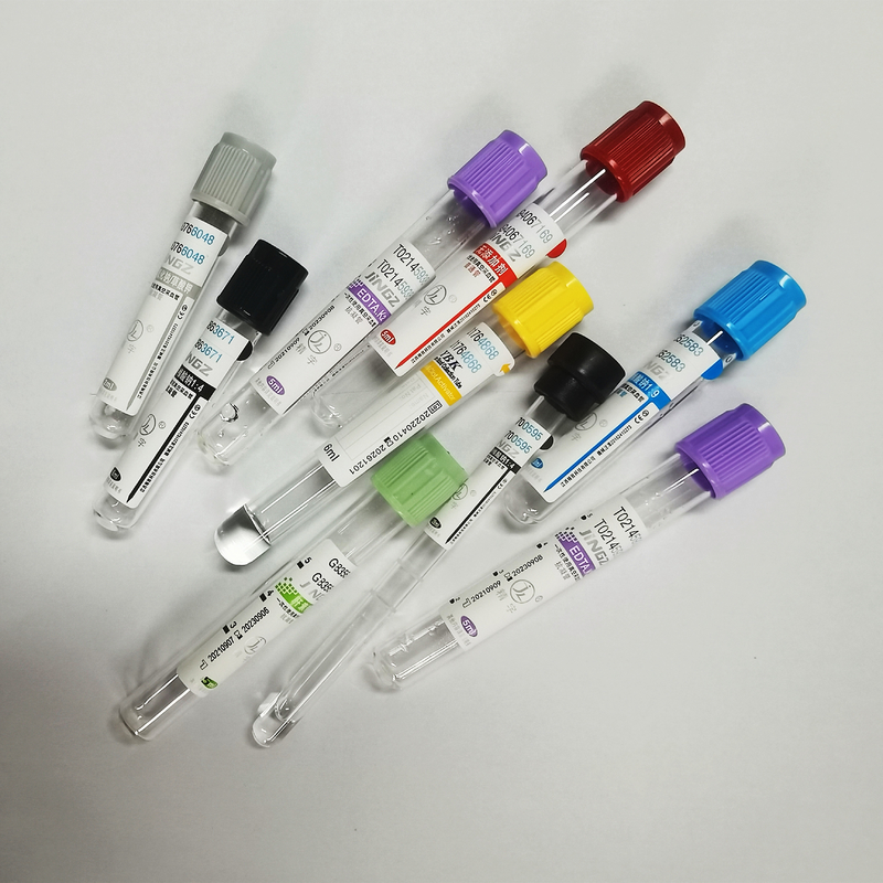 Tubo del EDTA de JINGZ 0.5ml-10ml K2 para el vacío del análisis de sangre según altitud