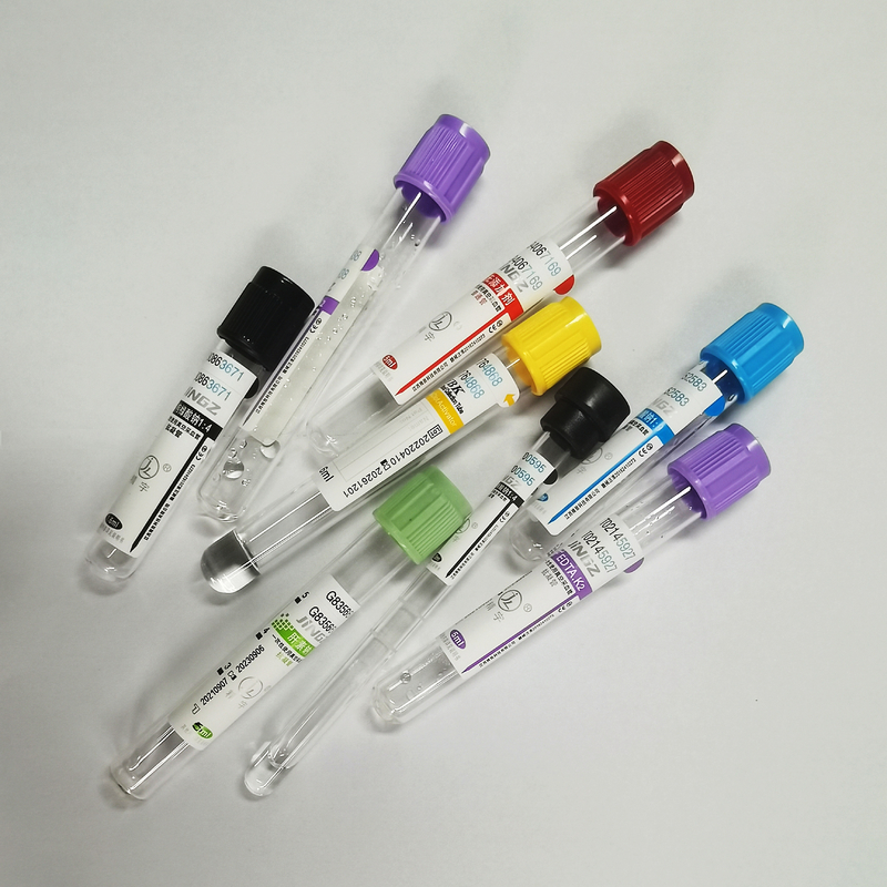 Tubo del EDTA de JINGZ 0.5ml-10ml K2 para el vacío del análisis de sangre según altitud