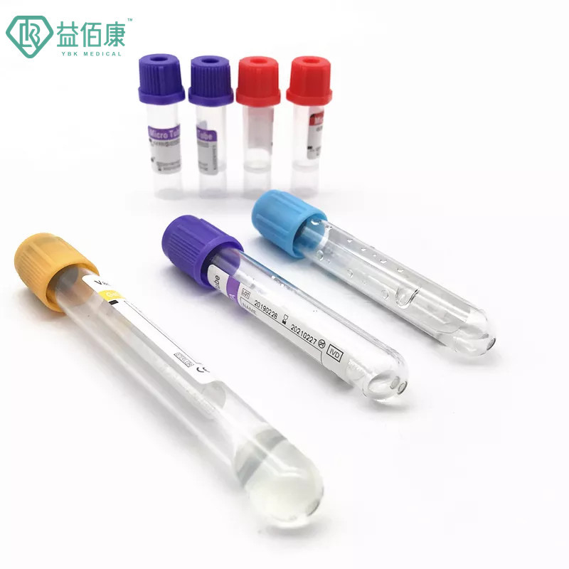 tubo micro de la colección de la sangre de la capacidad 0.5ml - 2 años de tiempo Mini Edta Tube del estante